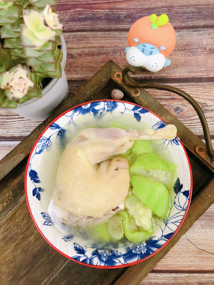 丝瓜炖鸡汤的做法