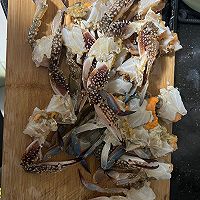 香辣梭子蟹炒年糕的做法图解2