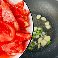 西红柿炒花菜的做法图解8