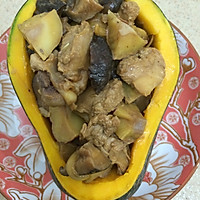 板栗鸡腿南瓜蒸的做法图解7