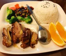 照烧鸡腿饭的做法