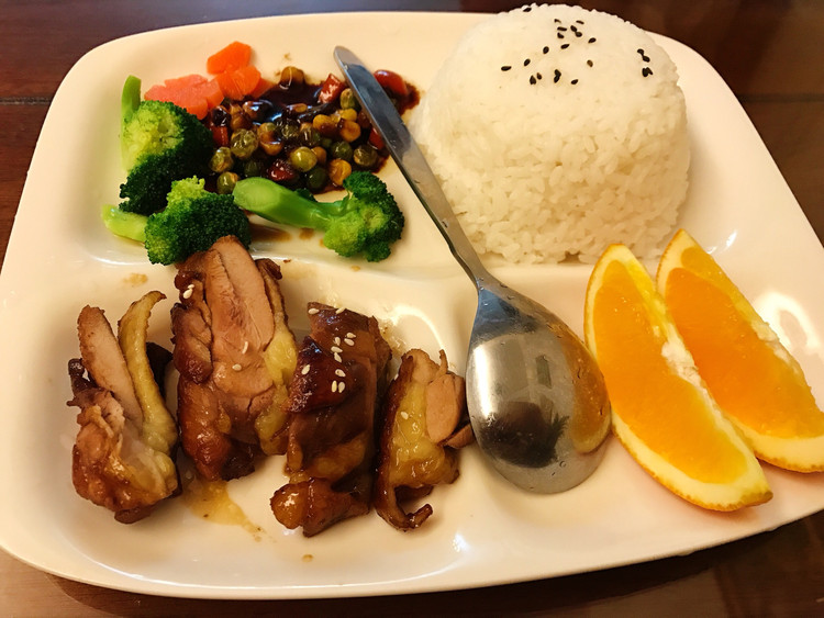 照烧鸡腿饭的做法