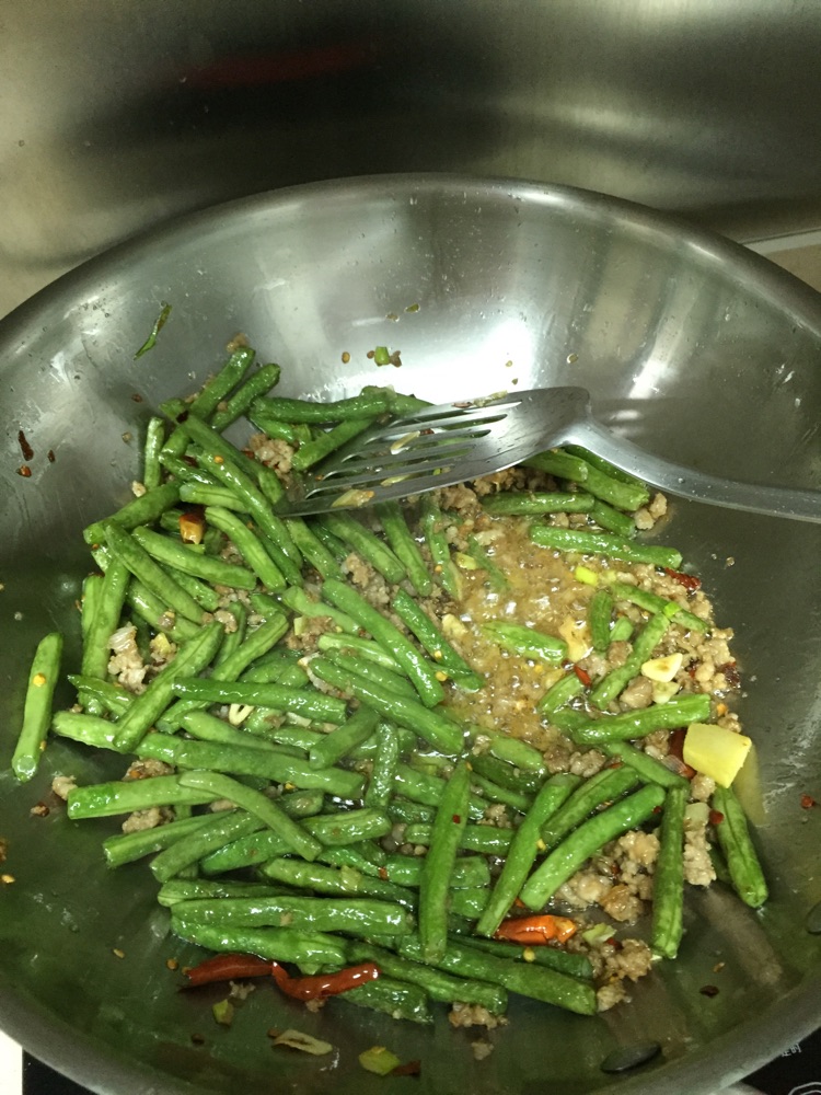 肉末芸豆的做法图解6