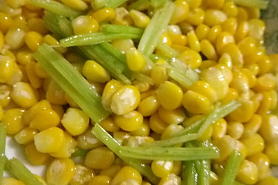 芹菜玉米粒