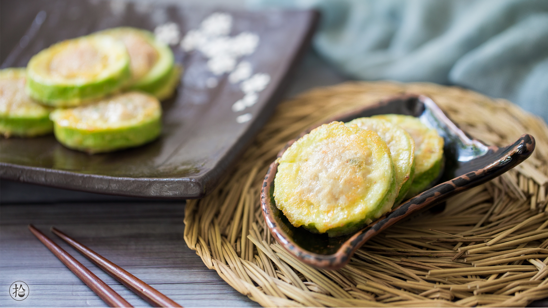 Zucchini omelet