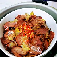 #刘畊宏女孩减脂饮食#干豆角蒸腊肉的做法图解18