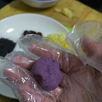 甜心薯味糯米糍。的做法图解6