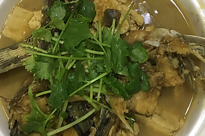 江团炖豆腐（酱焖鮰鱼）