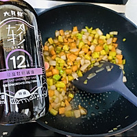 牛肉虾仁时蔬炒饭的做法图解6