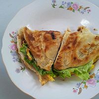 超简单懒人鸡蛋灌饼～的做法图解4