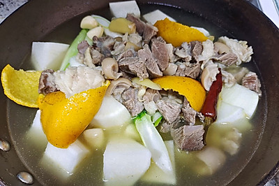 萝卜羊肉豆腐汤
