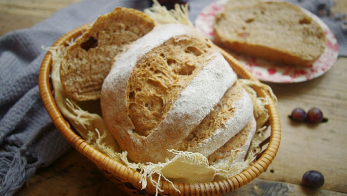 黑麦面包——免揉的低油低糖面包