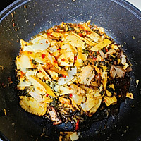 #安佳一口“新”年味#冬笋腌菜炒肉的做法图解7
