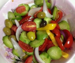 希腊沙拉-Greek Salad的做法