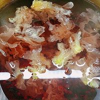 #素食主义#养颜红豆银耳汤的做法图解3