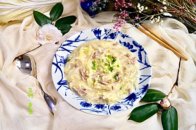 黄芽菜炒肉丝