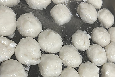 自制手打鱼丸