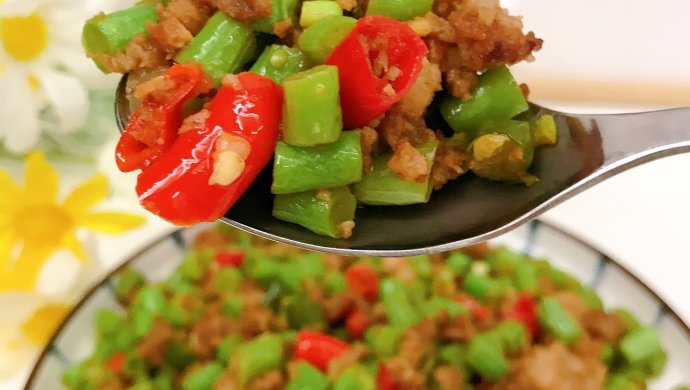 香辣豇豆肉末