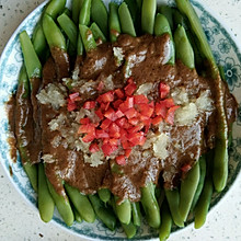 凉拌芝麻酱豆角