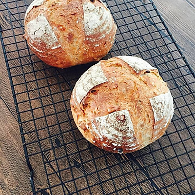 全麦核桃红枣欧包