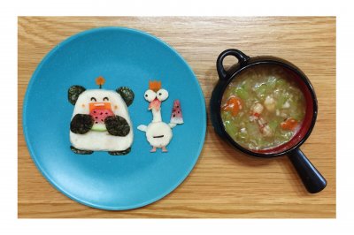 【一马妈妈辅食】吃西瓜的bobo&toto、丝瓜甜虾汤