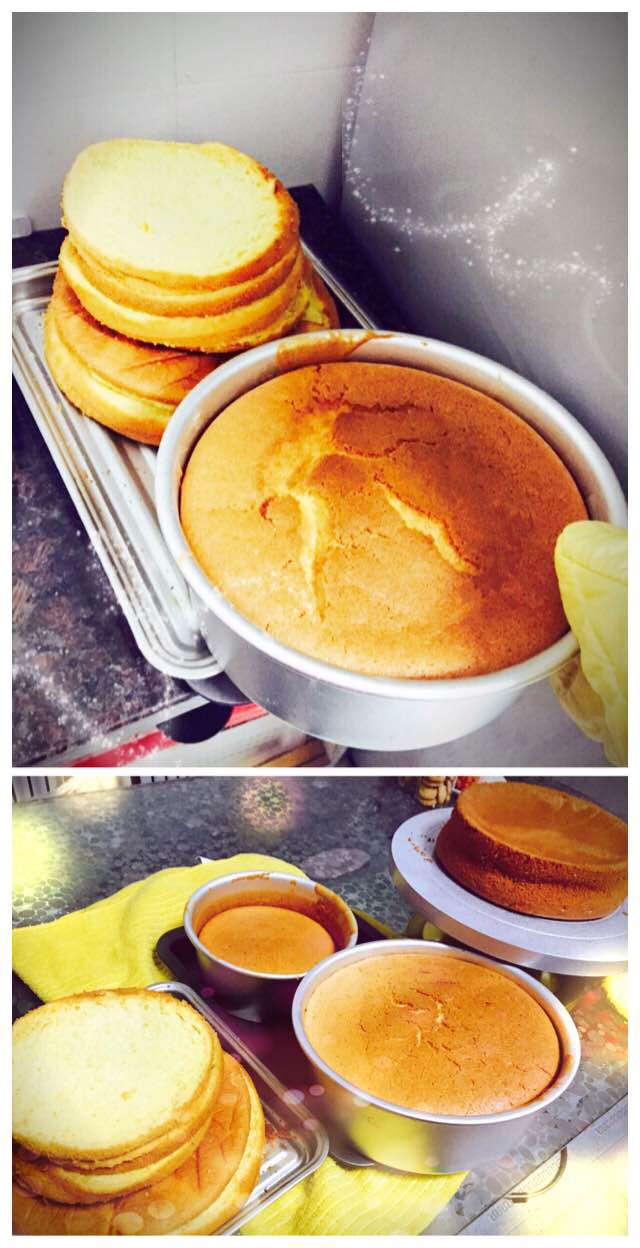 草莓蛋糕cake..的做法图解1