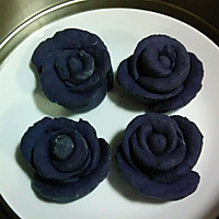 紫薯南瓜玫瑰馒头的做法图解5