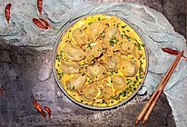 饺子就酒越吃越有-韭菜肉抱鸡蛋煎饺的做法