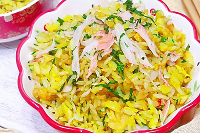 蟹柳炒饭