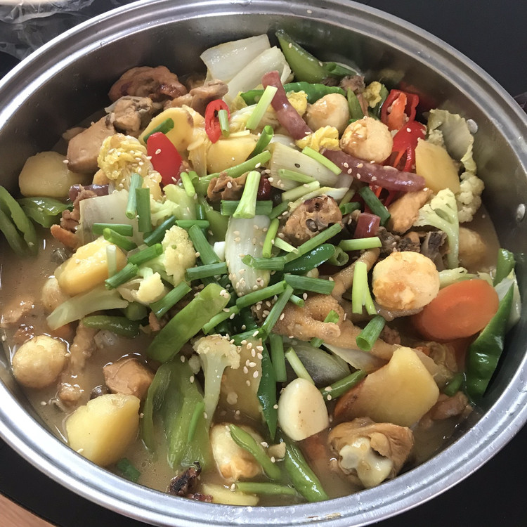 小陈家蔬菜鸡煲的做法