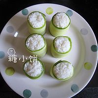 【黄瓜鱼籽寿司】高温天的清凉系主食的做法图解5