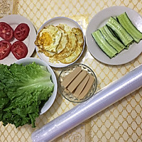 关晓彤同款生菜三明治的做法图解1