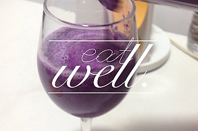 紫甘蓝火龙果汁 Juice cleanse3