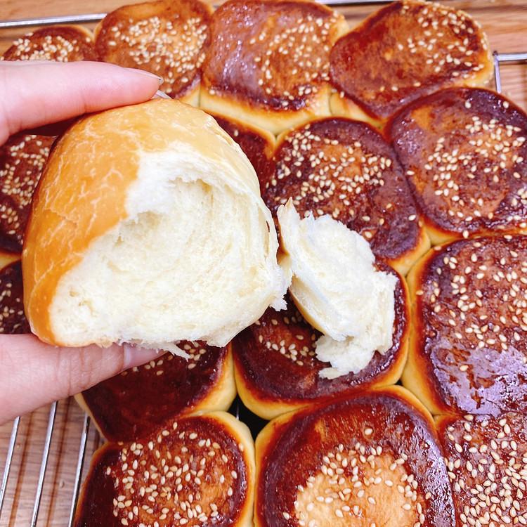 面包机版蜂蜜小面包，发酵不成问题的做法