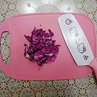 紫甘蓝泥米粉-6月龄辅食的做法图解1
