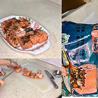 江南创意•酒香草头三文鱼裹进粗粮包子•冬天乡野的滋味（三）的做法图解4