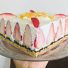 草莓香橙乳酪酸奶芝士蛋糕