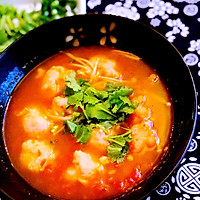 金针菇西红柿滑的做法图解8