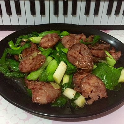 青蒜炒腊肉