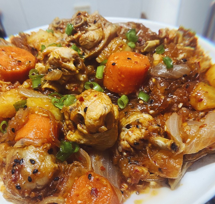韩式炖鸡腿的做法