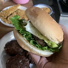 牛肉饼（鸡排）汉堡