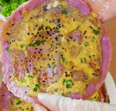 【宝宝辅食】奶香紫薯饼的做法