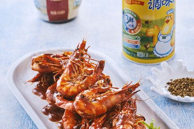 陈皮焖大虾