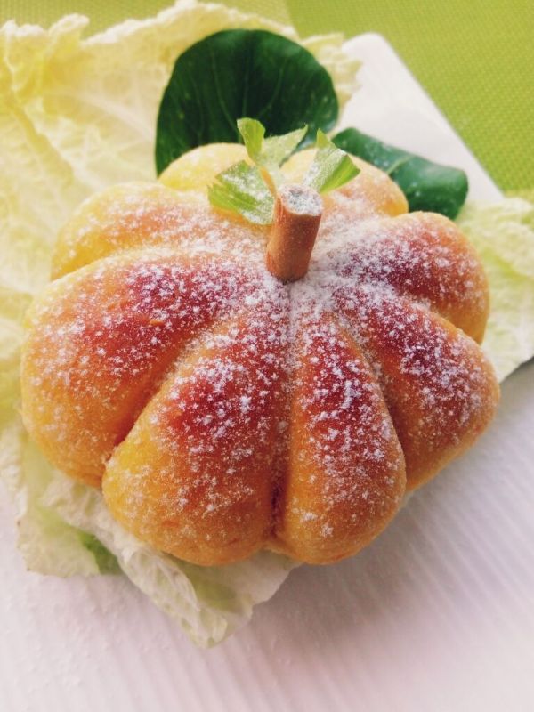 豆沙南瓜面包