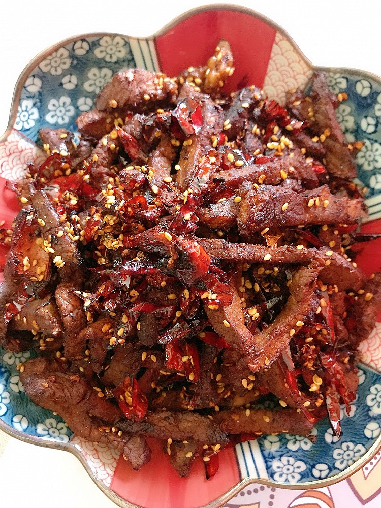 冷吃牛肉 干辣香的做法