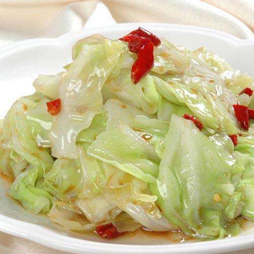 Shredded cabbage