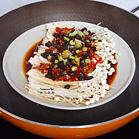 开胃下饭菜，剁椒金针菇的做法图解4