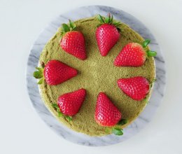 草莓抹茶千层蛋糕的做法