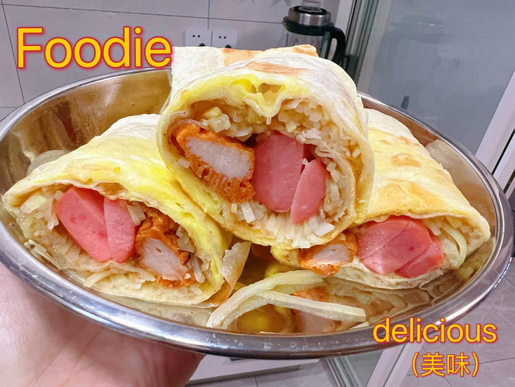 鸡蛋灌饼的做法