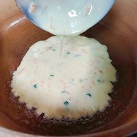 #福临门 起居万福#营养早餐胡萝卜煎饼的做法图解5